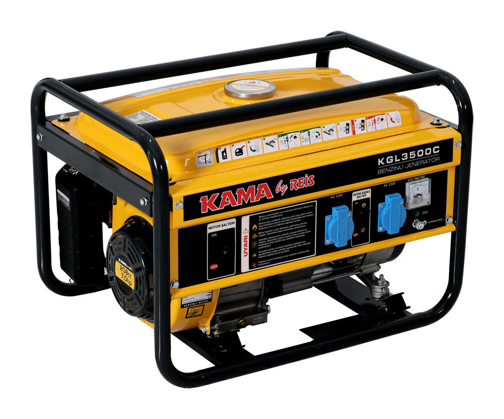 Kama KGL3500C Benzin Stromerzeuger 2,8 kW / 3,5 kVA