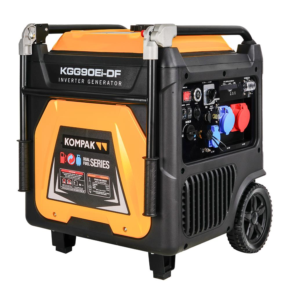 Kompak 11 kVA 400 V Gas & Benzin KGG90Ei-DF Inverter Stromaggregat
