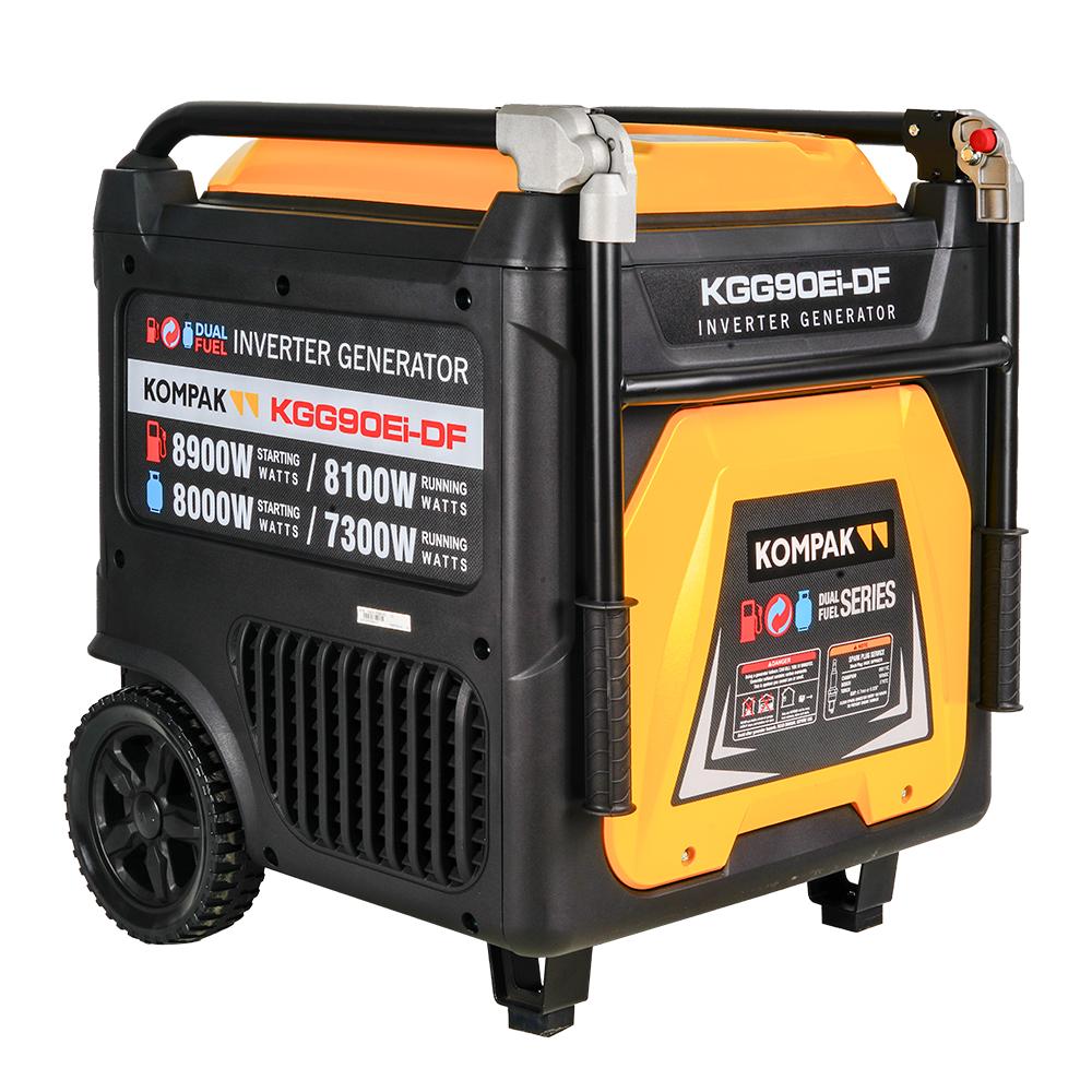 Kompak 11 kVA 400 V Gas & Benzin KGG90Ei-DF Inverter Stromaggregat