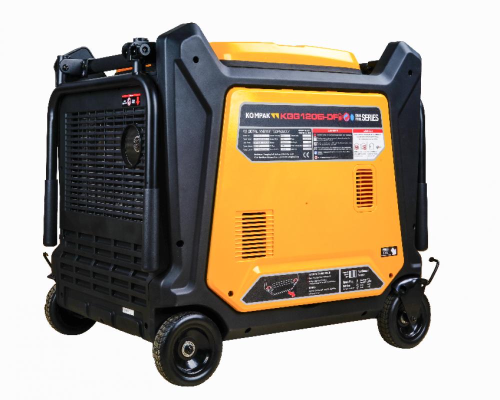Kompak 16 kVA 400 V Gas & Benzin KGG120Ei-DF Inverter Stromaggregat
