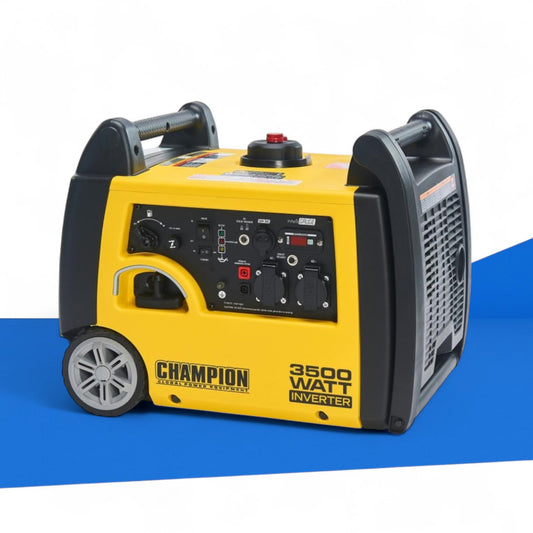 Champion PG3500 Benzin-Inverter-Stromerzeuger, 3500 W, leise und tragbar, ideal für Camping und Notstromversorgung