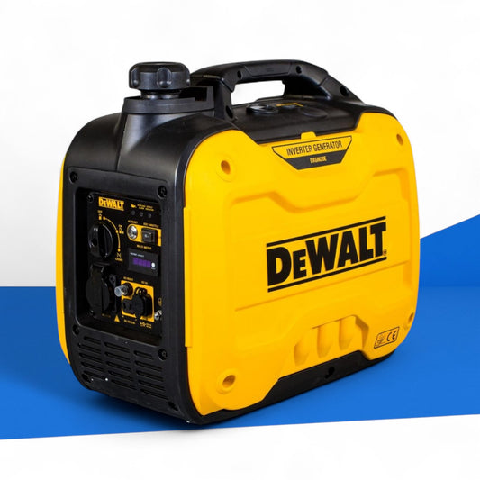 DeWalt DXGNi20E Benzin-Inverter-Generator, 2000 W, kompakt und leise, ideal für Handwerker, Camping und mobile Stromversorgung