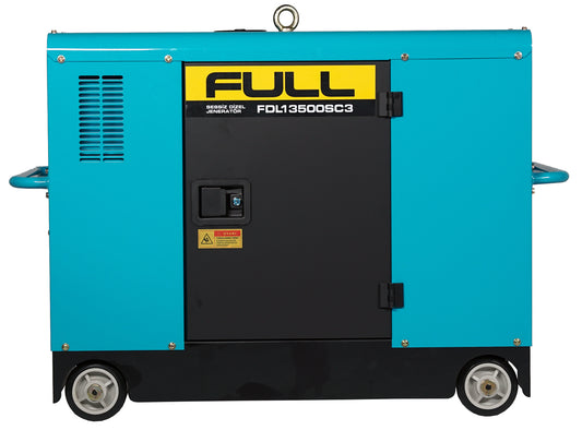 Full Generator FDL 13500SC3 11 kW / 13,75 kVA Diesel Generator (Schallgedämpft, Dreiphasig)