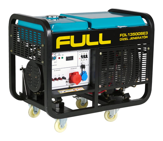 Full Generator FDL 13500SE3 11 kW / 13,75 kVA Diesel Generator (Schallgedämpft, Dreiphasig)
