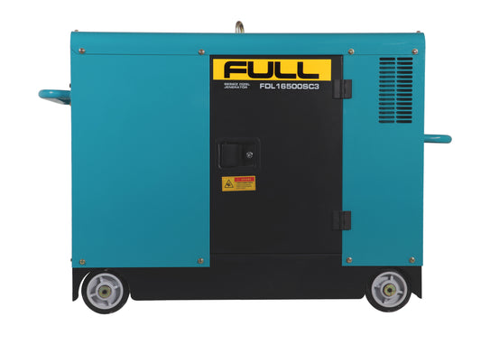 Full Generator FDL 16500SC3 15 kW / 16,25 kVA Diesel Generator (Schallgedämpft, Dreiphasig)