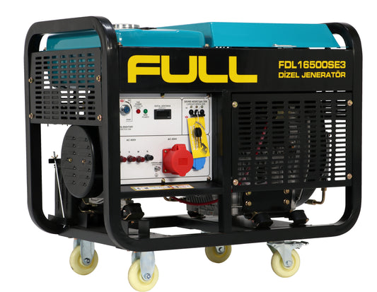 Full Generator FDL 16500SE3 15 kW / 16,25 kVA Diesel Generator (Schallgedämpft, Dreiphasig)