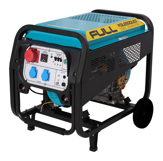 Full Generator FDL 6500LE3 5 kW / 6,2 kVA Diesel Generator (Dreiphasig)