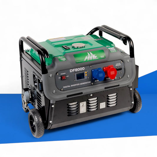 FME DF-8000 DualFuel Inverter Stromerzeuger, 7500 W, 230 V & 400 V, Benzin und Gasbetrieb