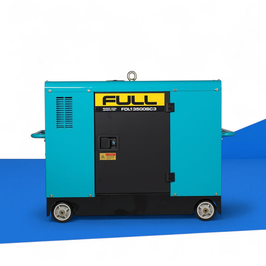 Full Generator FDL 13500SC3 schallgedämpfter Diesel Generator mit 11 kW / 13,75 kVA Leistung, dreiphasig