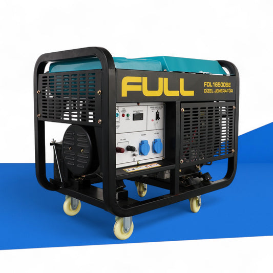 Full Generator FDL 16500SE schallgedämpfter Diesel Generator mit 15 kW / 16,25 kVA Leistung