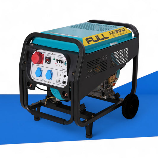 Full Generator FDL 6500LE3 Diesel Generator mit 5 kW / 6,2 kVA Leistung, dreiphasig