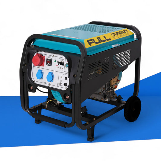 Full Generator FDL 9000LE3 Diesel Generator mit 6,8 kW / 8,5 kVA Leistung, dreiphasig