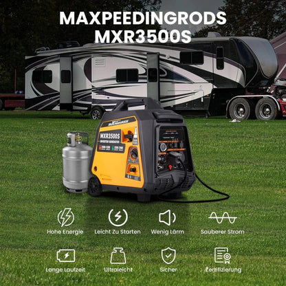 maXpeedingrods 3500 Watt DualFuel Inverter Stromerzeuger MXR 3500S