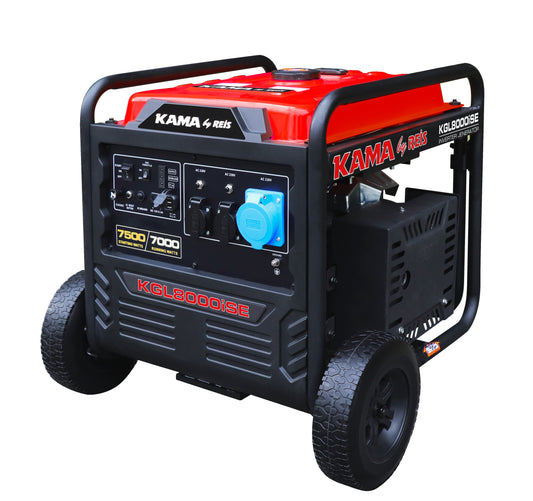 Kama KGL8000ISE Inverter Benzin Stromerzeuger 7,5 kW / 7,5 kVA