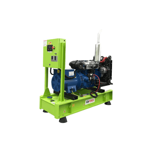 GENPOWER Diesel Generator GNT 34 – 30,9 kVA / 34 kVA (Dreiphasig, Schallgedämpft oder Offen)